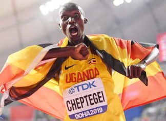 Joshua Cheptegei Was Nominated for Male Athlete of The Year