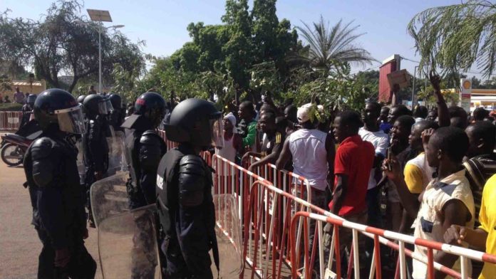 Protesters Tear-Gassed in Burkina Faso