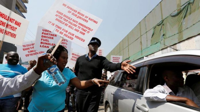 Uber Drivers Begin Strike in Kenya
